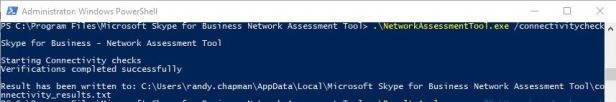 connectivity check basic