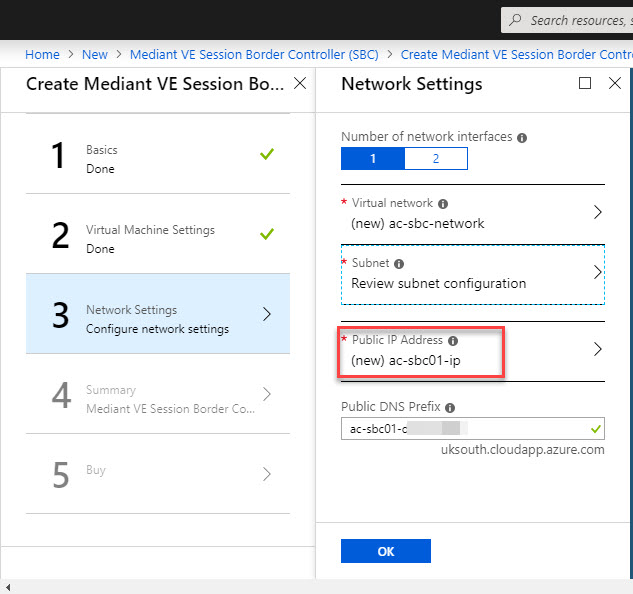 How to: Deploy an AudioCodes Virtual Edition SBC in Azure