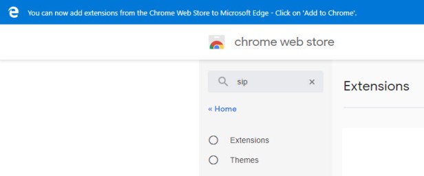 new edge chrome store