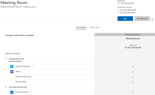 Meeting Room license