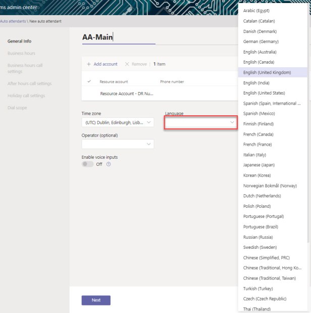 Microsoft Teams Auto Attendants &amp; Call Queues-09