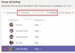 Group Call Pickup and Delegation in Microsoft Teams