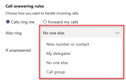 Microsoft Teams Group Call Pickup &amp; Delegates-21
