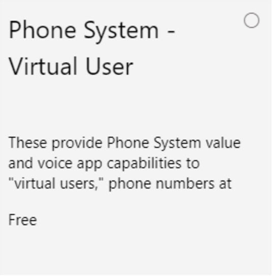 phone system virtual user